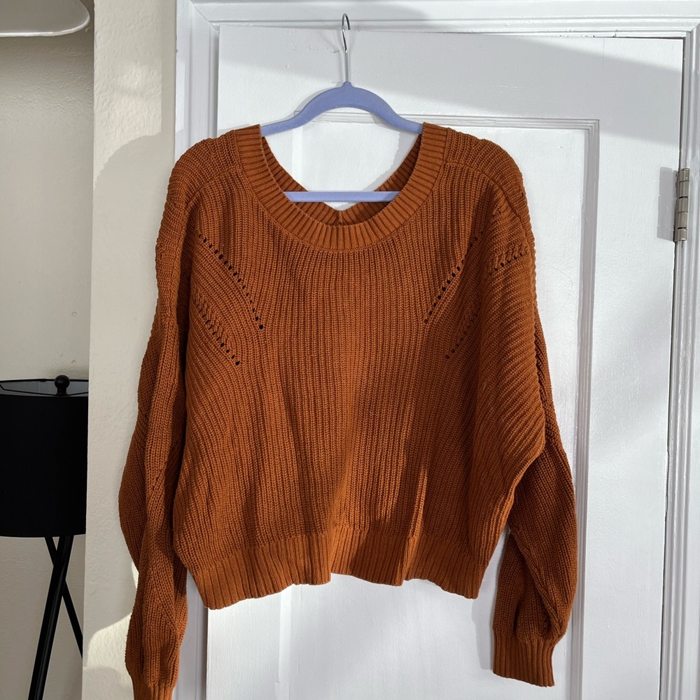 Reversible Crop Sweater